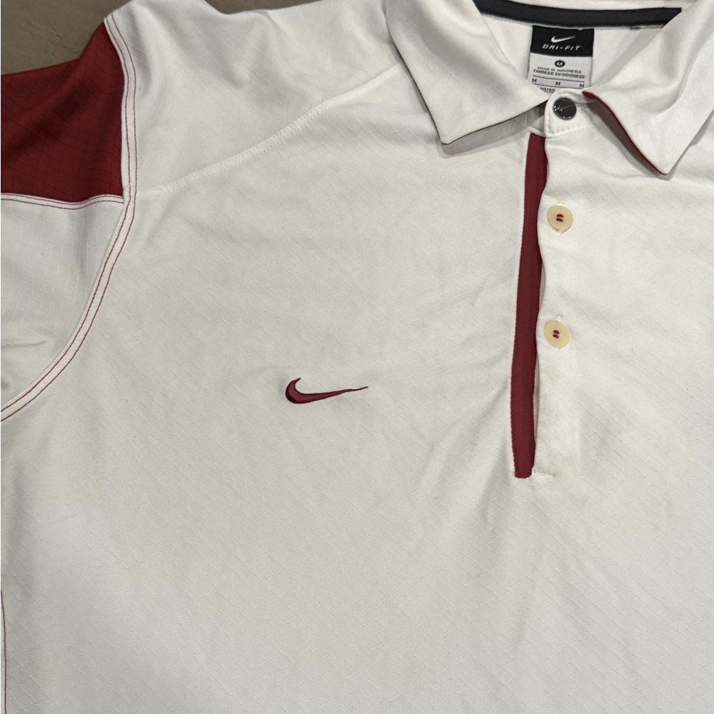 SOLD: Nike Oklahoma University Polo Style Shirt- M - Picture 6 of 10